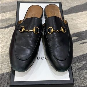 Gucci Princetown Slippers - Black Sz 37.5